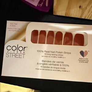 Color Street BAD BLOOD Classic Red Nail Strips